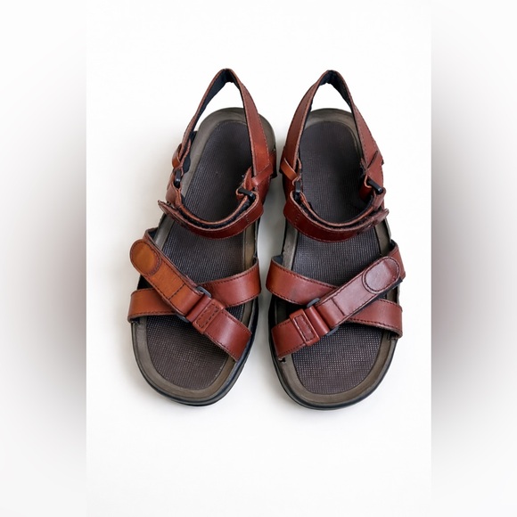 Timberland Other - Timberland Leather Hiking Sandals Mens Gorpcore Outdoor Trail Utility Dad Style